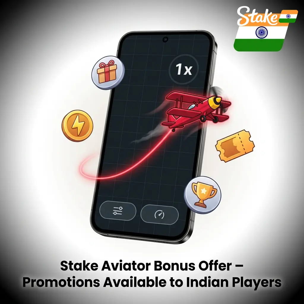 Stake Aviator bonus promotions for Indian players including weekly raffle USD 75,000 and daily races USD 100,000