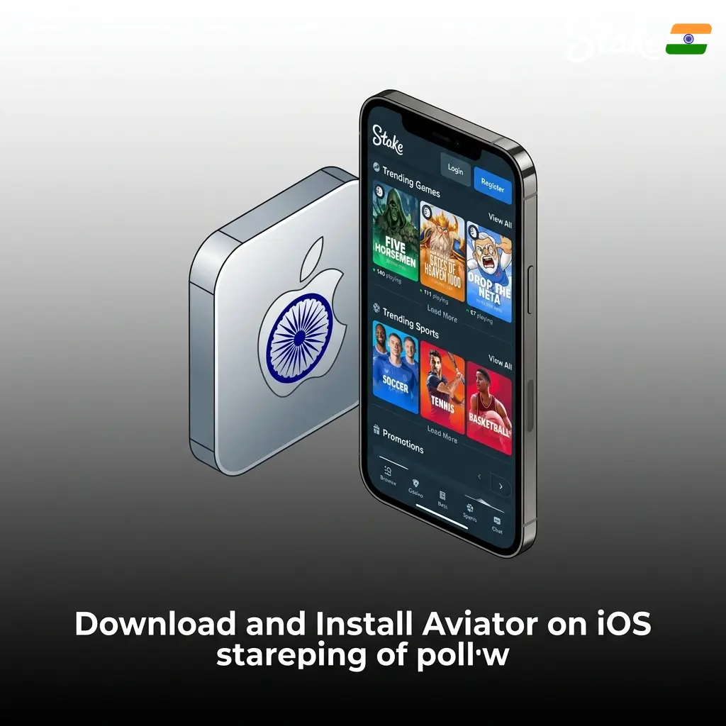 Stake Aviator PWA installation steps on iOS Safari showing Add to Home Screen option on iPhone or iPad