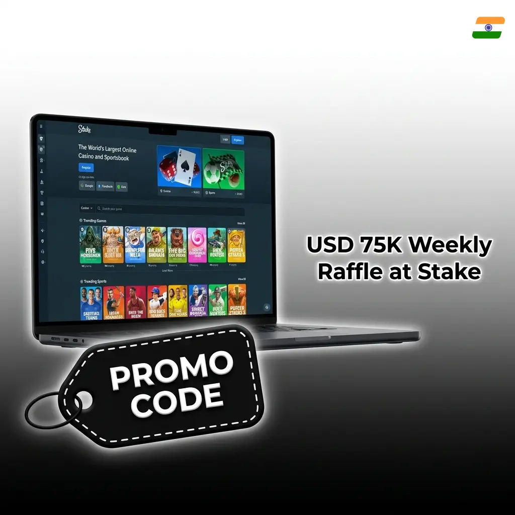 Weekly Raffle with USD 75K prize pool, earn tickets per USD 1000 wagered, draw every Saturday at 14:00 GMT